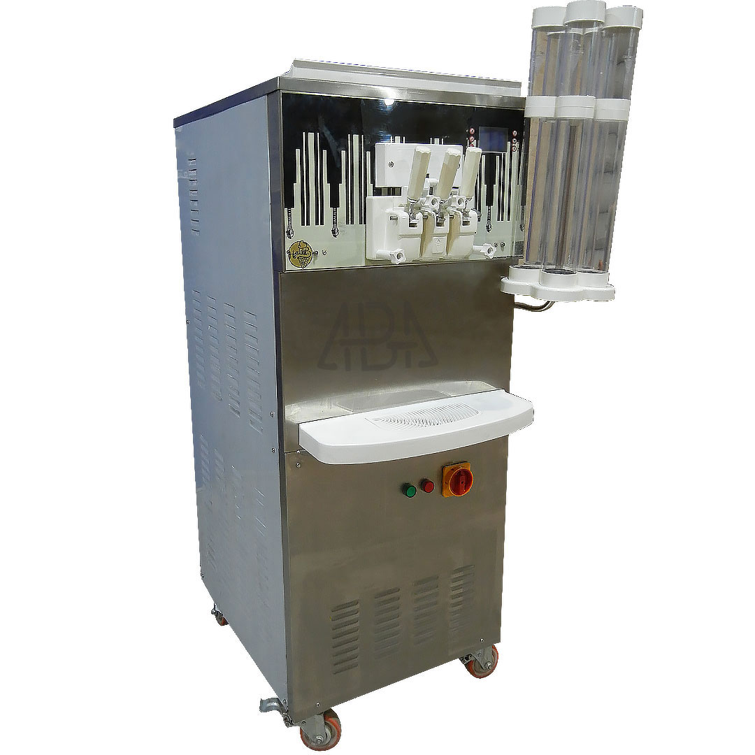 دستگاه بستنی قیفی پمپی ۳ فاز هلیلیت مدلsoffio-p1800